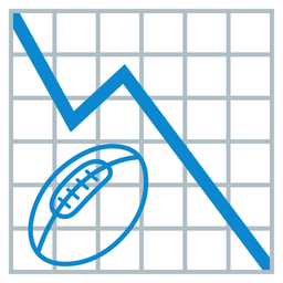 chart decreasing and rugby football
