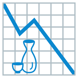 chart decreasing and sake