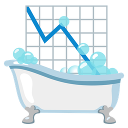 chart decreasing and soap
