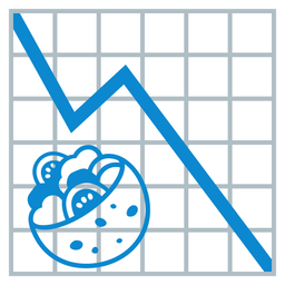 chart decreasing and stuffed flatbread