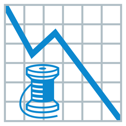 chart decreasing and thread