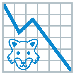 chart decreasing and wolf