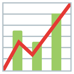 chart increasing and bar chart