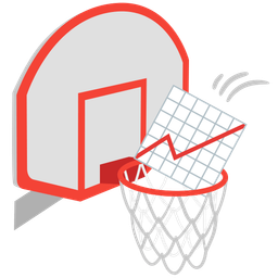 chart increasing and basketball