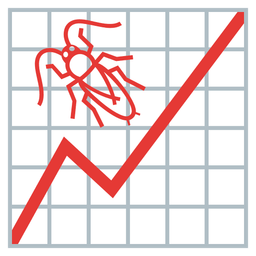 chart increasing and cockroach