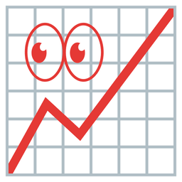 chart increasing and eyes