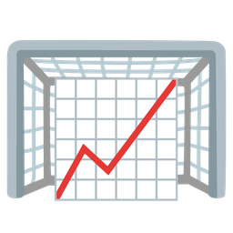 chart increasing and goal net