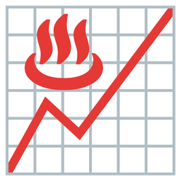 chart increasing and hot springs