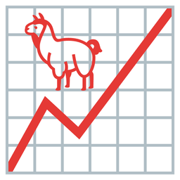 chart increasing and llama