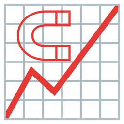 chart increasing and magnet