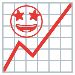 Chart increasing and Star-struck