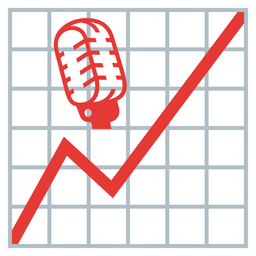 chart increasing and studio microphone