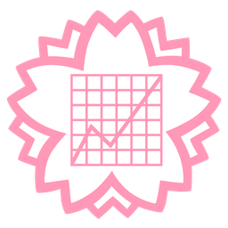 chart increasing and white flower
