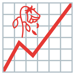 chart increasing and wilted flower
