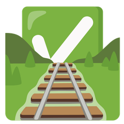 check mark button and locomotive