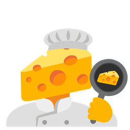cheese wedge and cooking