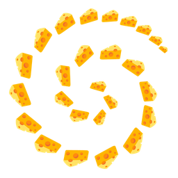 cheese wedge and cyclone