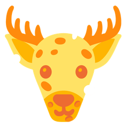 cheese wedge and deer