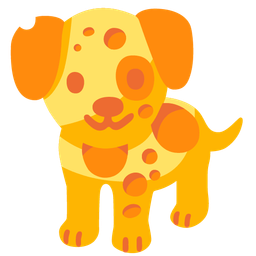 cheese wedge and dog face