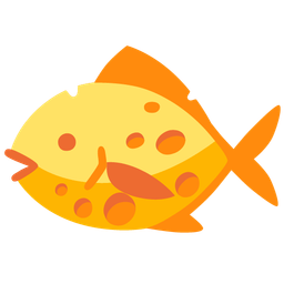 cheese wedge and fish