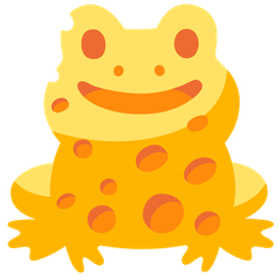 cheese wedge and frog