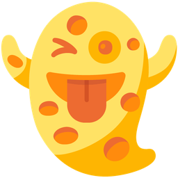 cheese wedge and ghost