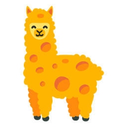 cheese wedge and llama