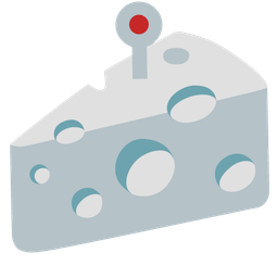 cheese wedge and robot