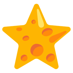 cheese wedge and star