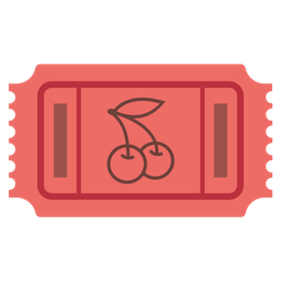 cherries and admission tickets