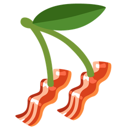 cherries and bacon