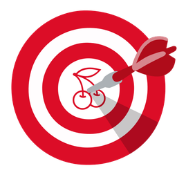 cherries and bullseye