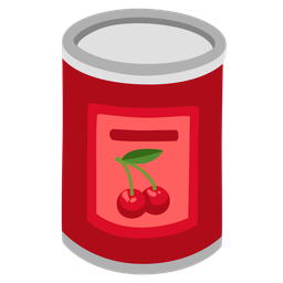 cherries and canned food
