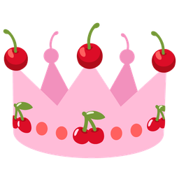 cherries and crown