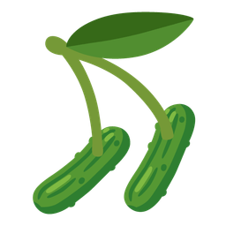 cherries and cucumber