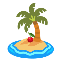 cherries and desert island