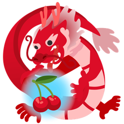 cherries and dragon