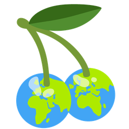 cherries and globe showing Europe-Africa