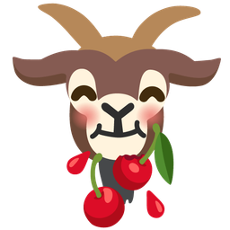 cherries and goat