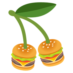 cherries and hamburger