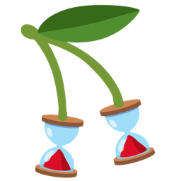 cherries and hourglass done