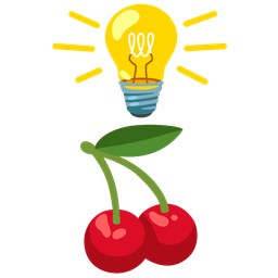 cherries and light bulb