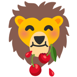 cherries and lion