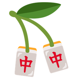 cherries and mahjong red dragon