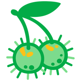 cherries and microbe