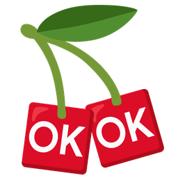 cherries and OK button