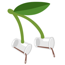 cherries and pouring liquid