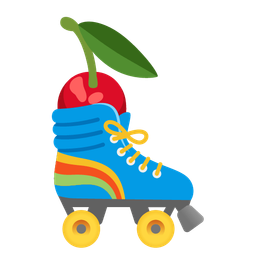 cherries and roller skate