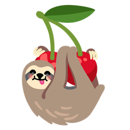 cherries and sloth