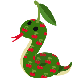 cherries and snake